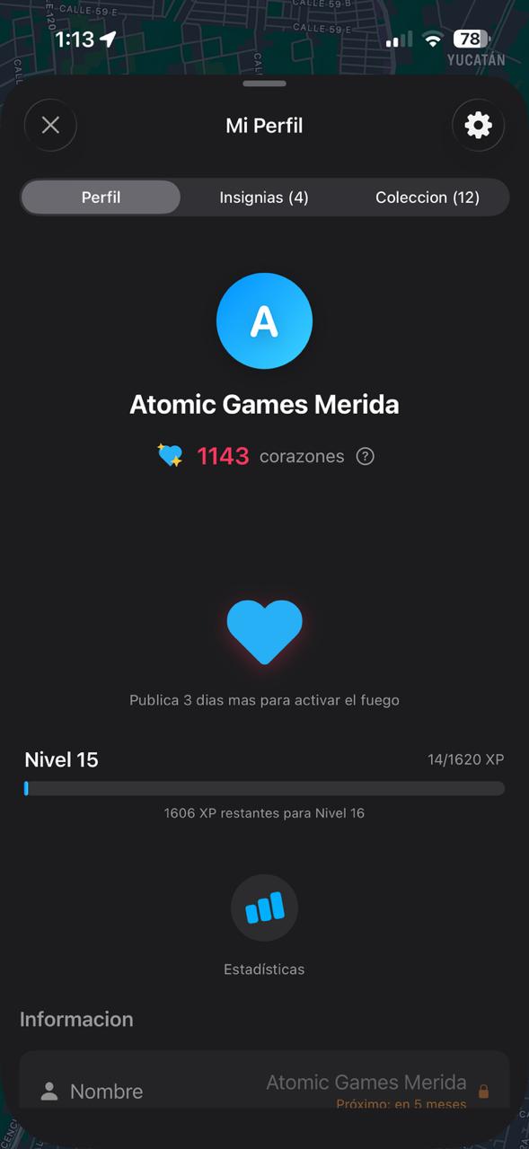 Pantalla de perfil de usuario - Construye tu identidad y gana Liivos